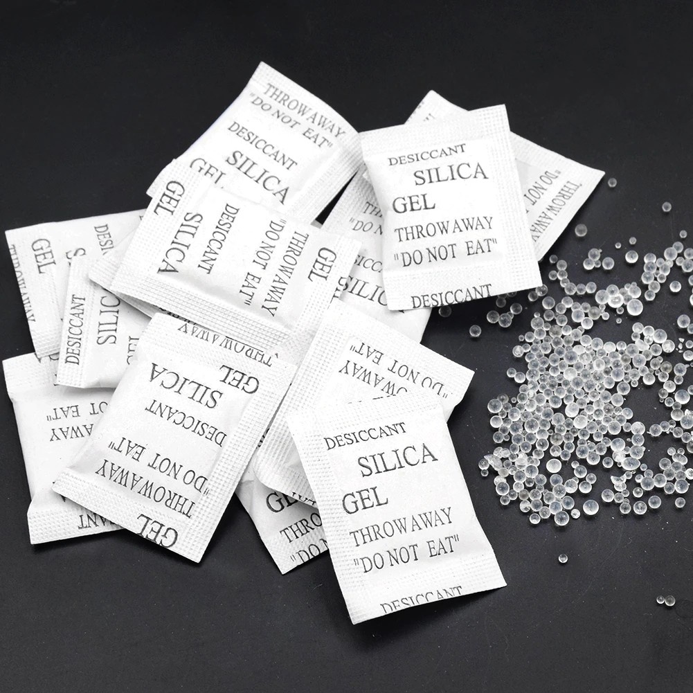 Gói Hút Ẩm 10gram Silicagel - hạt hút ẩm quần áo giày dép máy ảnh phukienphuotsg