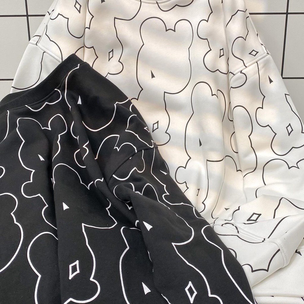 Áo Sweater Bear form rộng phù hợp cả nam và nữ