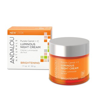 Kem dưỡng ban đêm Andalou Naturals Purple Carrot + C Luminous Night Cream 50ml