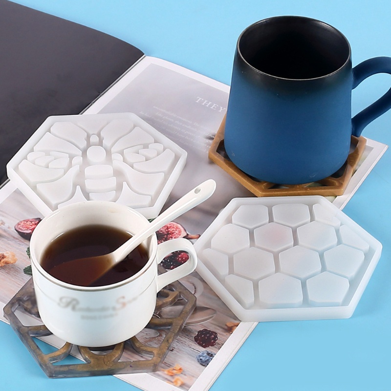 Khuôn Làm Đồ Trang Sức Hình Tổ Ong Bằng Nhựa Resin