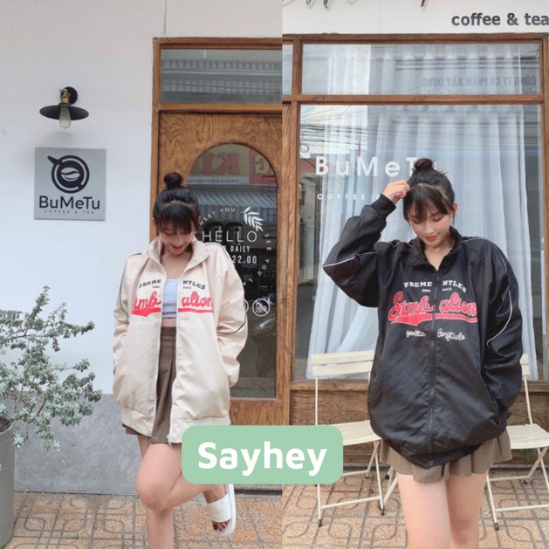 Áo khoác Dù Local Brand Simbalion nam nữ form rộng unisex phong cách ulzzang