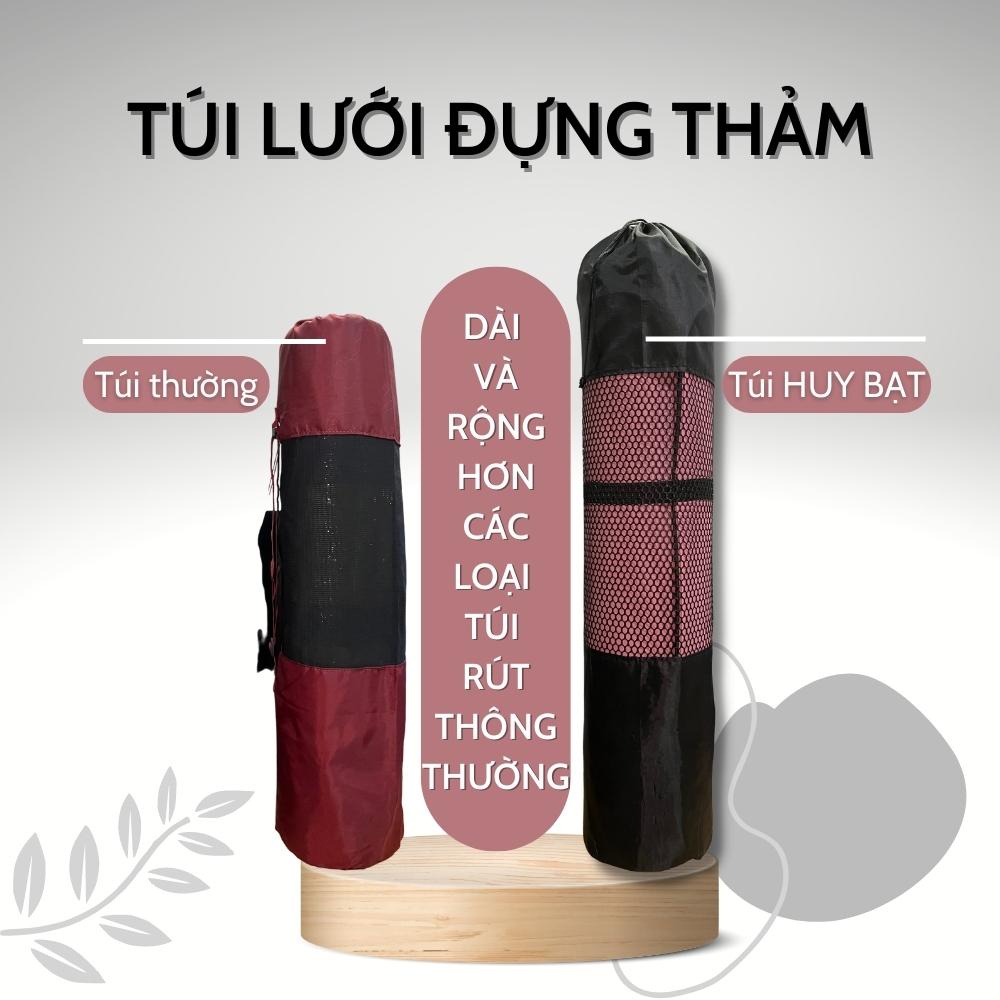 Túi Đựng Thảm Yoga Pu Huy Bạt Chất Liệu Vải Dù Bền Chắc Chịu Lực Hơn 5kg Bên Trong Túi Đựng Thảm Yoga Phủ Lớp Chống Nước
