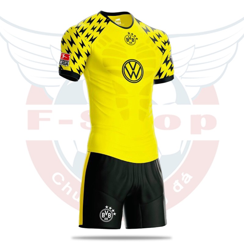 Bộ quần áo bóng đá câu lạc bộ Borussia Dortmund 2021 - Áo bóng đá CLB giải Bundesliga - Bộ đồ bóng đá đẹp