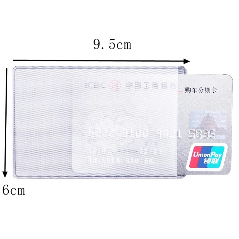 Túi bọc bảo vệ thẻ ngân hàng, thẻ tên chống nước siêu rẻ