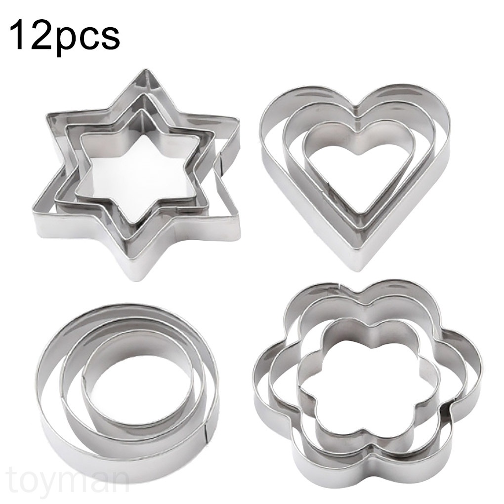 Khuôn cắt bánh quy bằng thép không gỉ tiện lợi