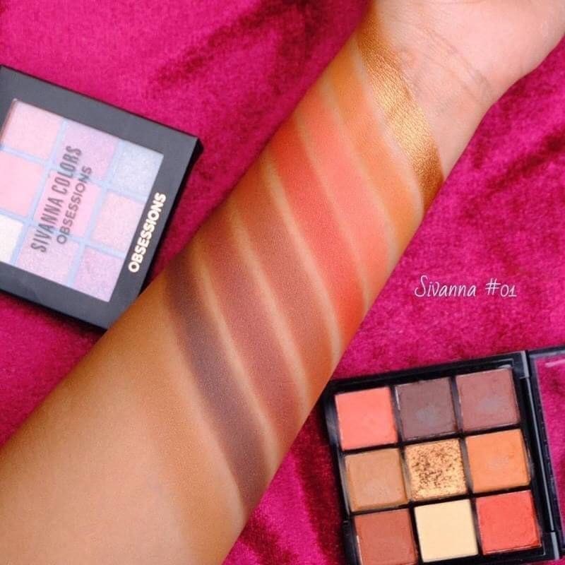 [Sivanna] Phấn mắt dạng sáp 9 ô Sivanna Eyeshadow Sivanna Obsessions