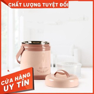 Cặp lồng giữ nhiệt lõi inox,cà mèn đựng cơm giữ nhiệt 1 tầng,Hộp đựng cơm văn phòng giữ nhiệt