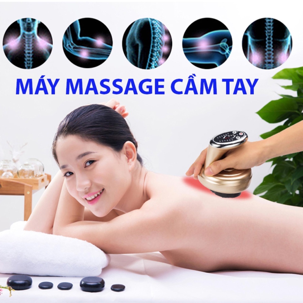 Máy Massage Trị Liệu mini , Lưu Thông Máu, Xua Tan Đau Nhức, Căng Thẳng, Mệt Mỏi