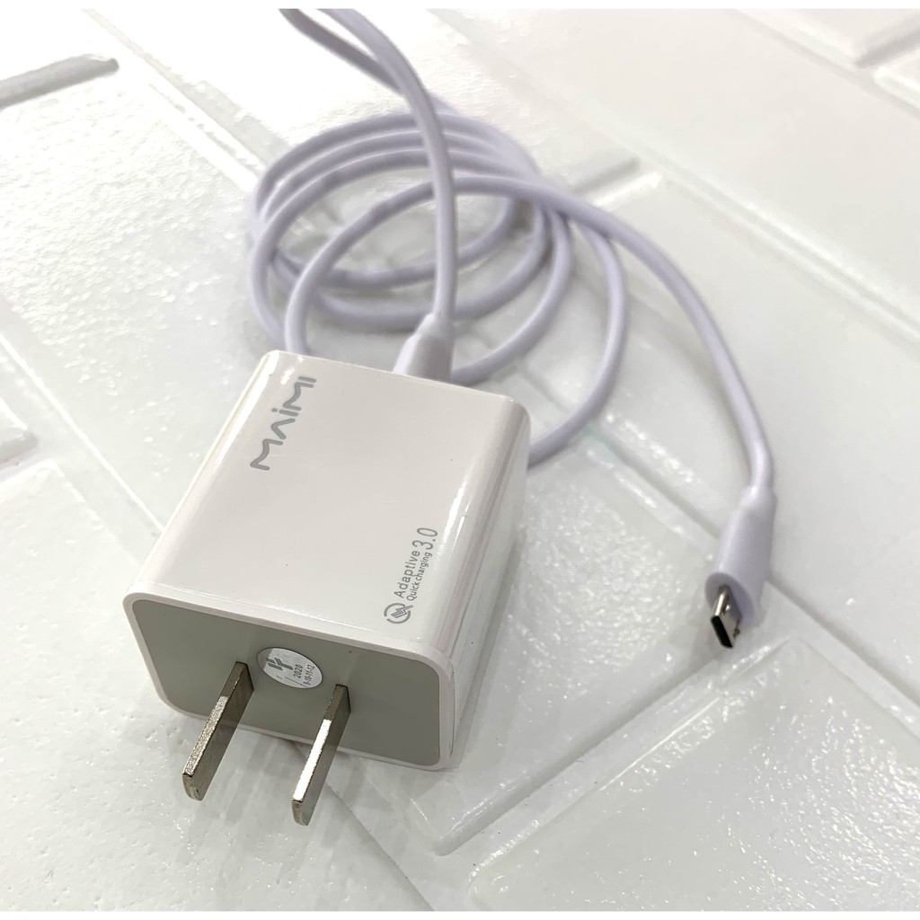 Bộ sạc mami T10 gồm 1 củ sạc và 1 dây sạc cho mọi loại điện thoại