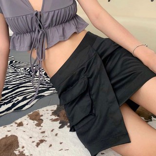 váy đắp chéo túi hộp đen