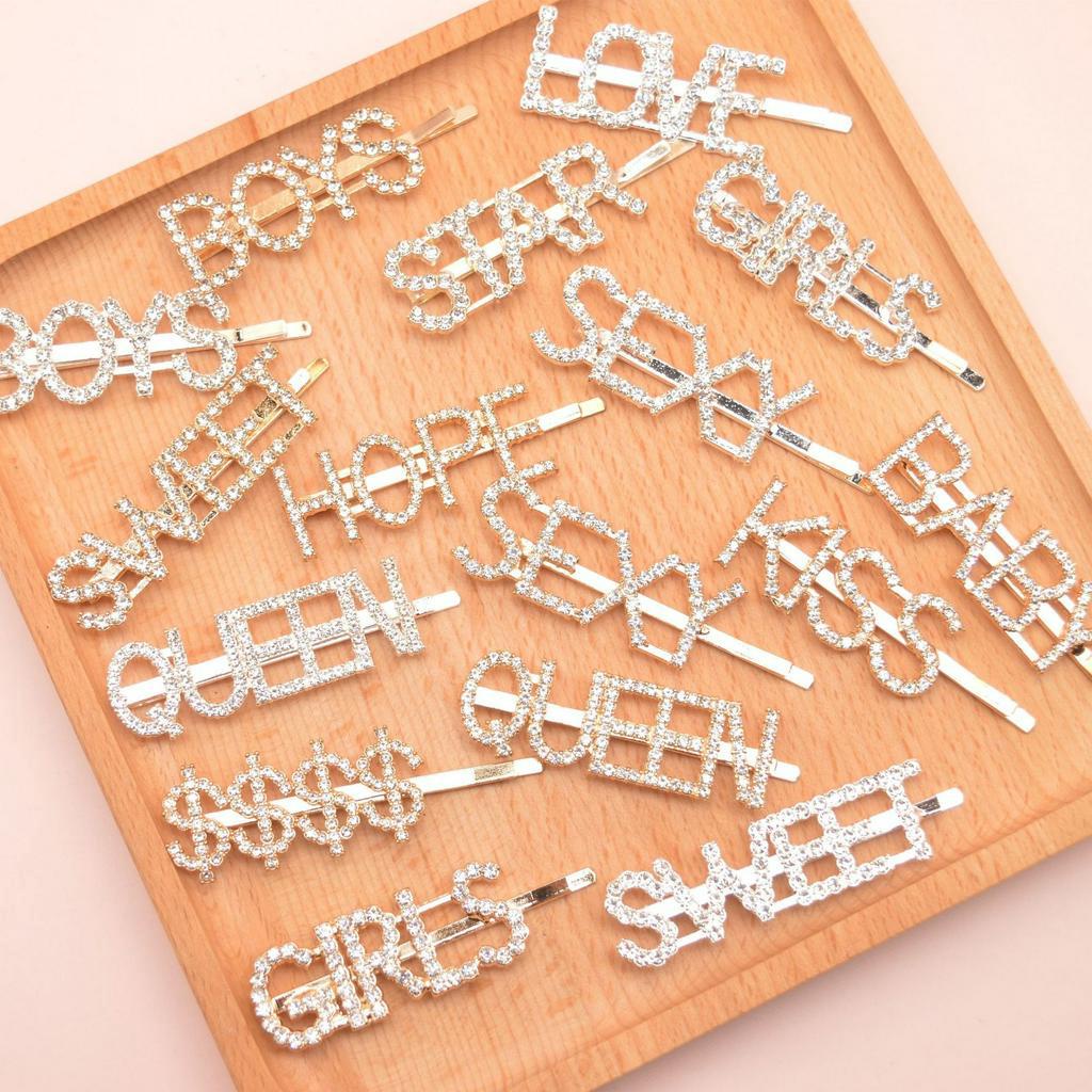 Kẹp Tóc Đính Đá Thời Trang Dành Cho Nữ AB441