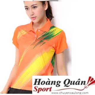 Áo cầu lông nữ Victor 3002 (xanh tím - cam)