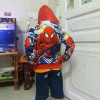 Freeship 99k TQ_Áo khoác siêu nhân nhện cho bé