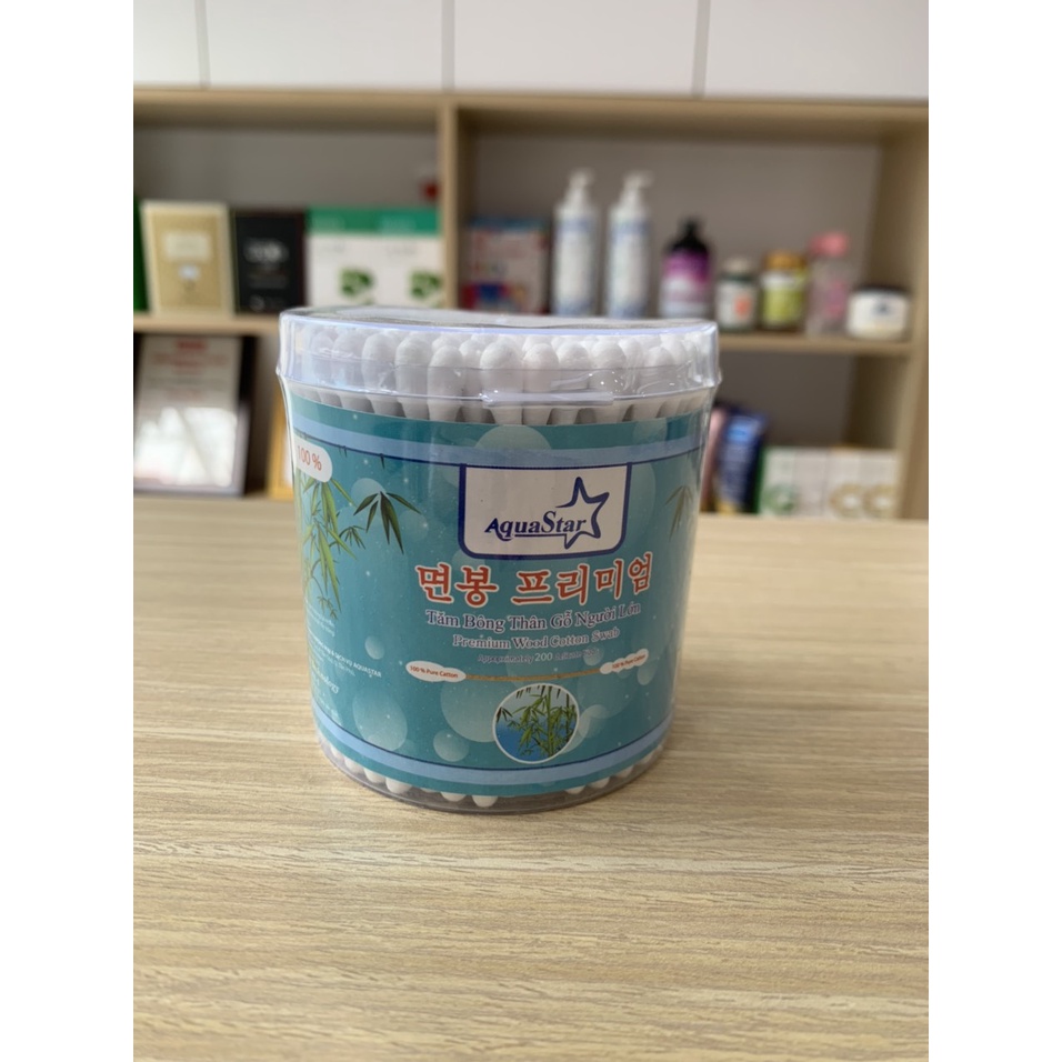 Tăm Bông Aquastar Bông Cotton Tinh Chế