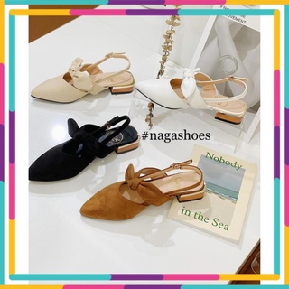 XẢ <3 GIÀY BÚP BÊ NAGASHOES QUAI NƠ GÓT GỖ NAB45 > . new ‼️ . new ! <3 🇻🇳 2020 : : ' Chuẩn * ' $