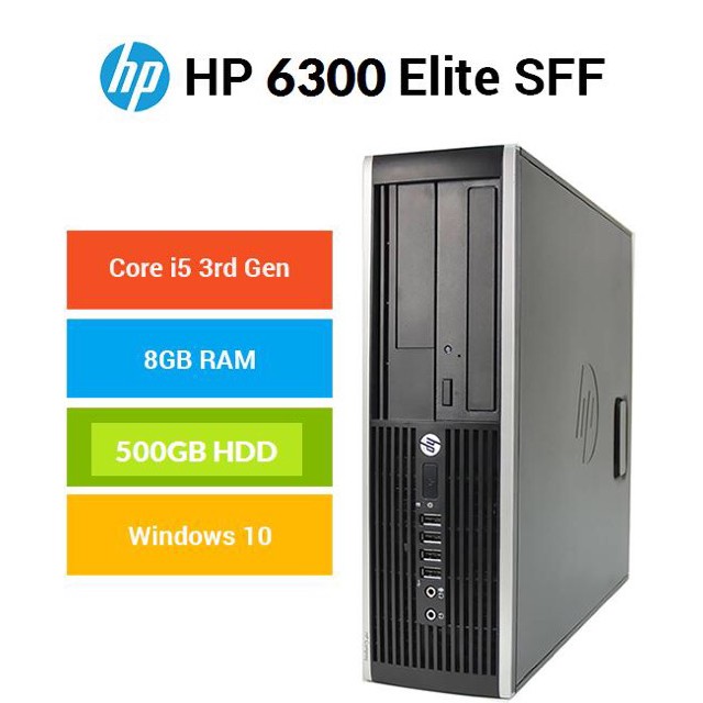 Case máy tính HP 6300 sff nhỏ gọn làm văn phòng học tập và chơi GAME 95