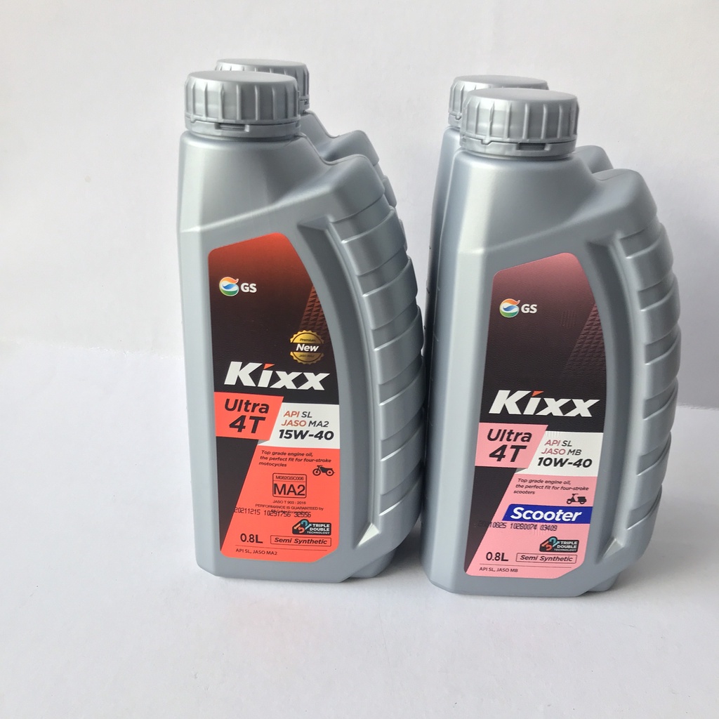 Dầu Nhớt Kixx Ultra 10W40 và 15w40 0.8L Nhập Khẩu Hàn Quốc
