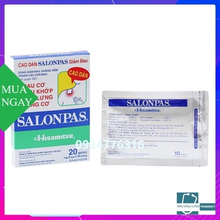 CAO DÁN SALONPAS  Hộp 20 Miếng