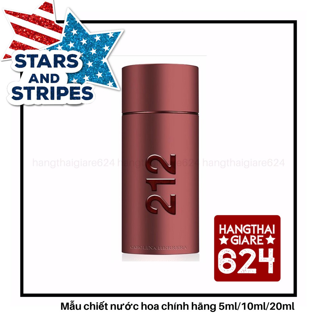 Mẫu Thử Nước hoa 212 Sexy Man Test 10ml/20ml Spray / Chuẩn authentic