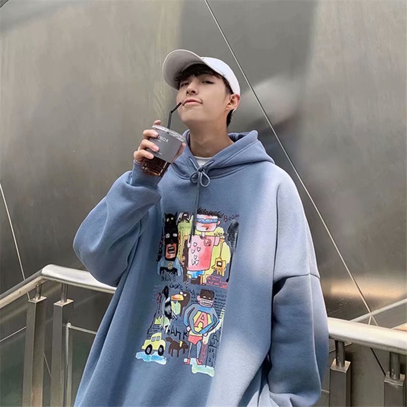 Áo Hoodie Với 3 Màu Hợp Thời Trang Dành Cho Nam M-5Xl