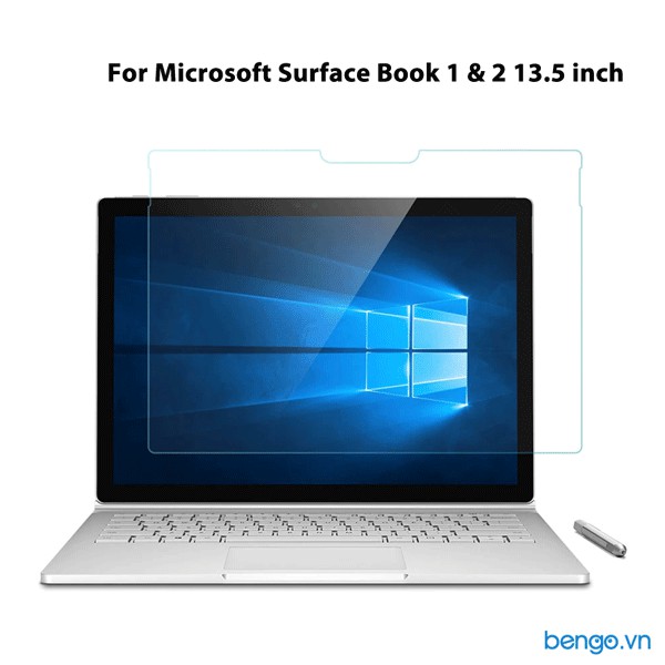 Dán màn hình cường lực dành cho Microsoft Surface Book 1 & 2 13.5 inch JCPAL iClara 9H