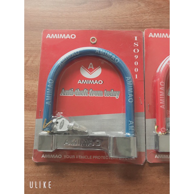Khoá inox chữ U AMIMAO cỡ trung