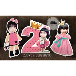 Hình Chibi Trang Trí Tiệc Sinh Nhật