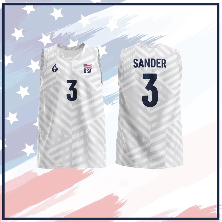 Áo Thun Bóng Chuyền Đội Tuyển Usa