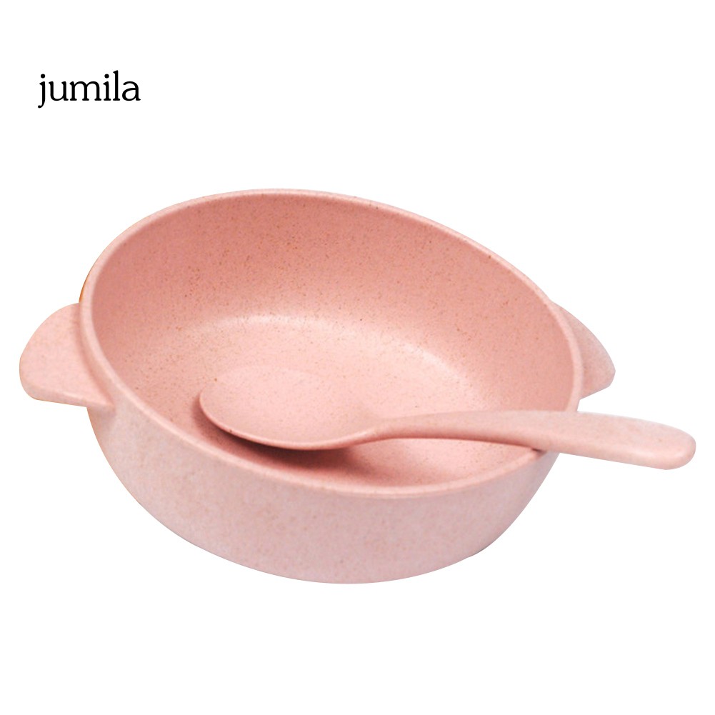 Set 2 Bát Ăn Bằng Rơm Lúa Mì An Toàn Cho Bé