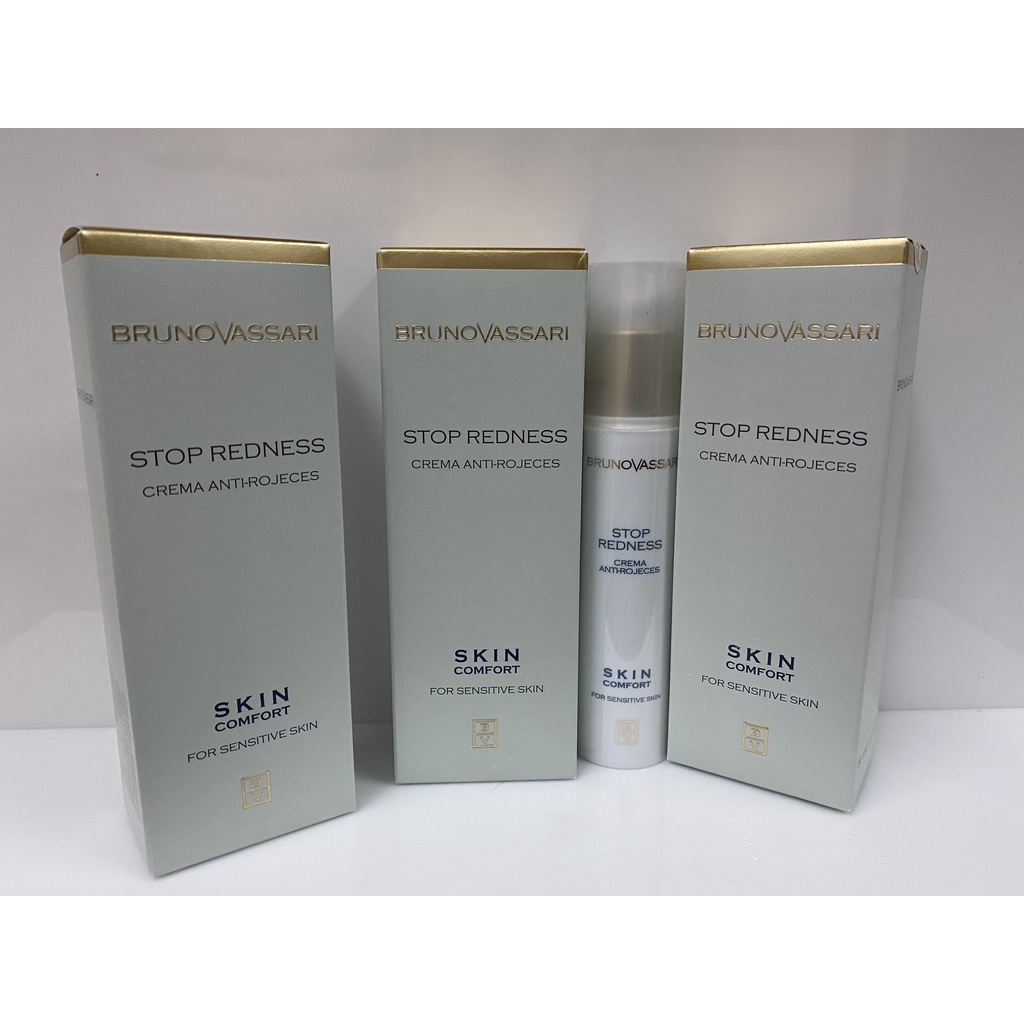BrunoVassari Skin Comfort – Stop Redness – Kem Cấp Cứu Chống Mẫn Đỏ & Giảm Kích Ứng Cho Da Nhạy Cảm