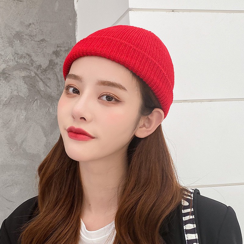 [Hàng Xịn, Giá Tốt] Nón Len Mũ Len Trẻ Em Màu Trơn Siêu Cute - Mã Len01