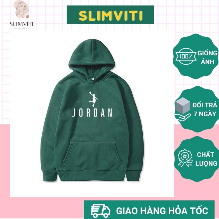 Áo hoodie nam nữ JORDAN form rộng dày có mũ local brand SLIMVITI | BigBuy360 - bigbuy360.vn