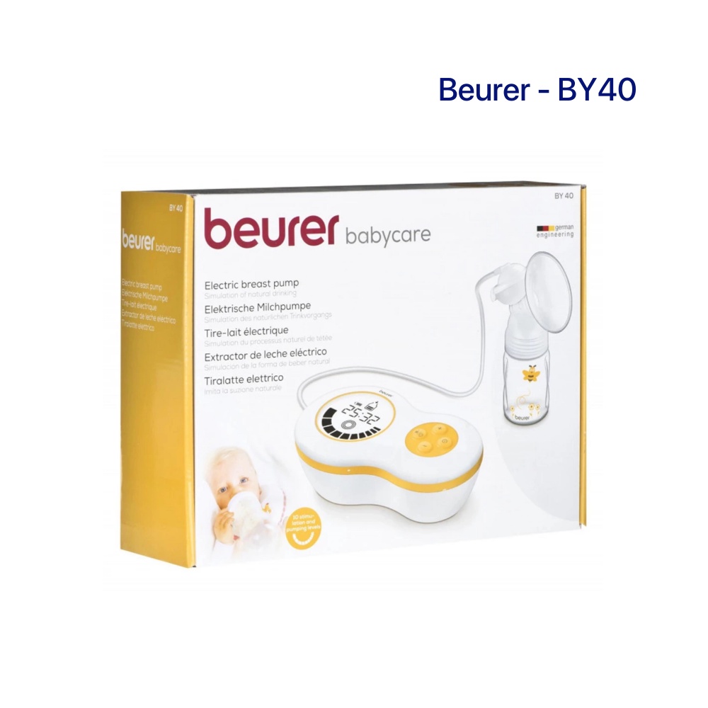 Máy hút sữa Beurer BY40, giúp vắt sữa nhẹ nhàng, không đau, giúp cho mẹ kích thích sữa không bị tắc tia sữa sau sinh
