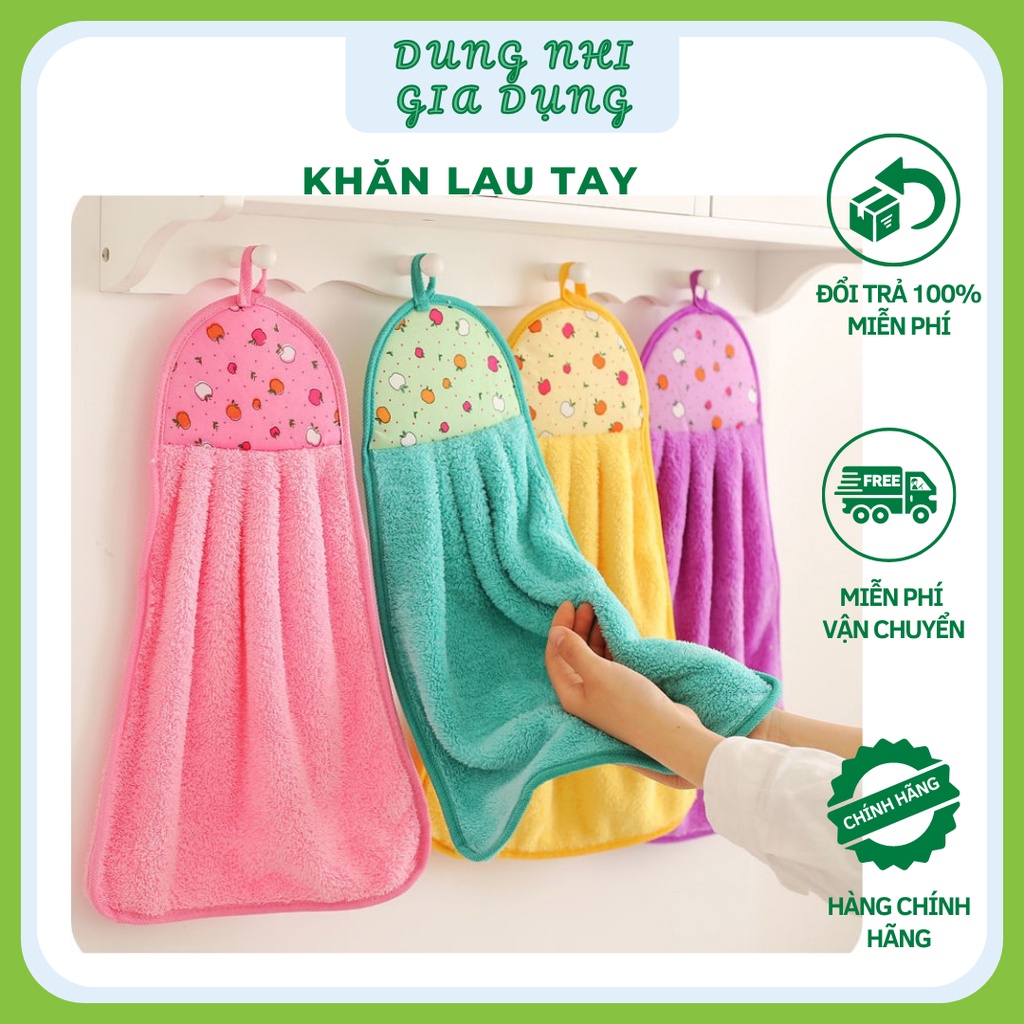 Khăn Lau Siêu Thấm Nuớc Chất Liệu Cotton Mềm  Khăn Lau Tay Siêu Tiện Lợi Cho Gian Bếp Việt