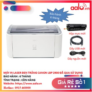 MÁY IN LASER ĐEN TRẮNG CANON LBP 2900 ĐÃ QUA SỬ DỤNG - AALO.VN
