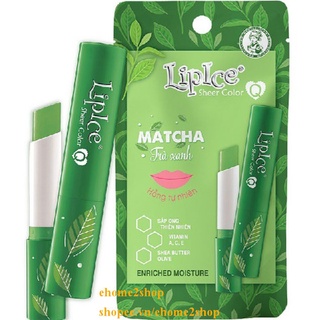 Son Dưỡng 2.4g Matcha Lipice Sheer Color Q shopee.vn/ehome2shop.