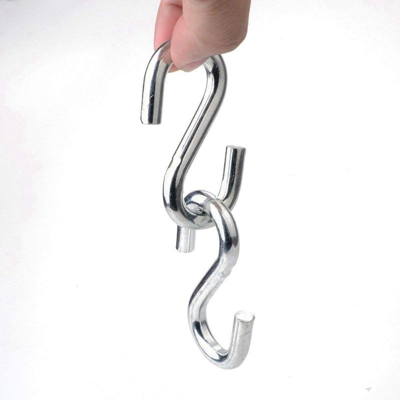 Bộ 2 Móc Treo Võng Hình Chữ S Siêu Dày Chắc Chắn