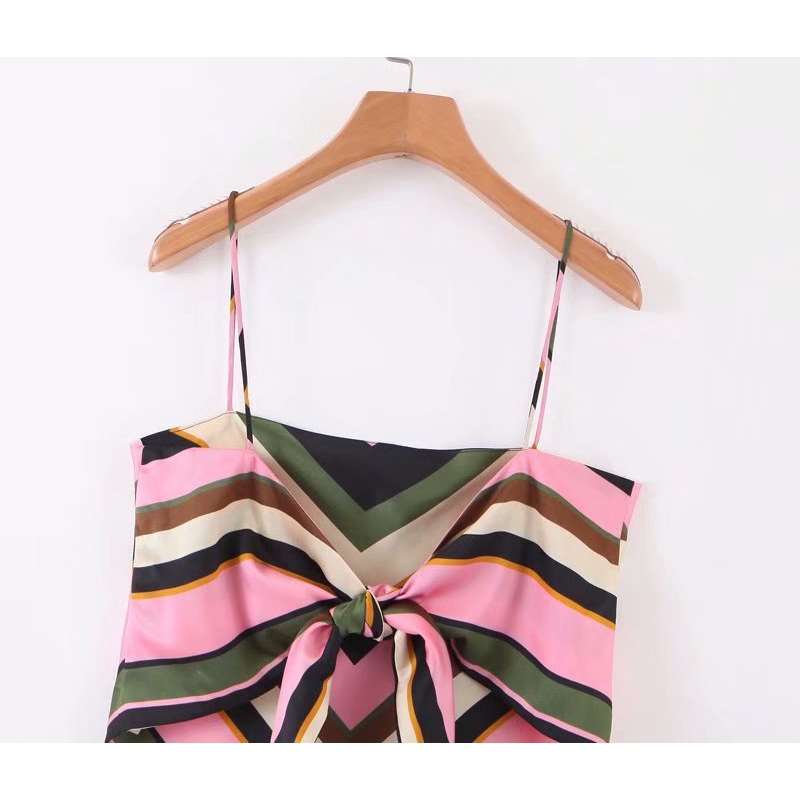 Áo Nữ Không Tay Họa Tiết Sọc Phong Cách Âu Mỹ Thời Trang Cá Tính | BigBuy360 - bigbuy360.vn