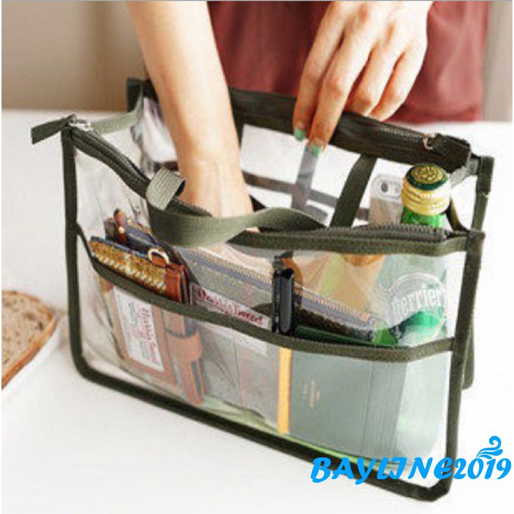 Túi xách tay trong suốt thời trang nữ tính tùy chọn màu sắc