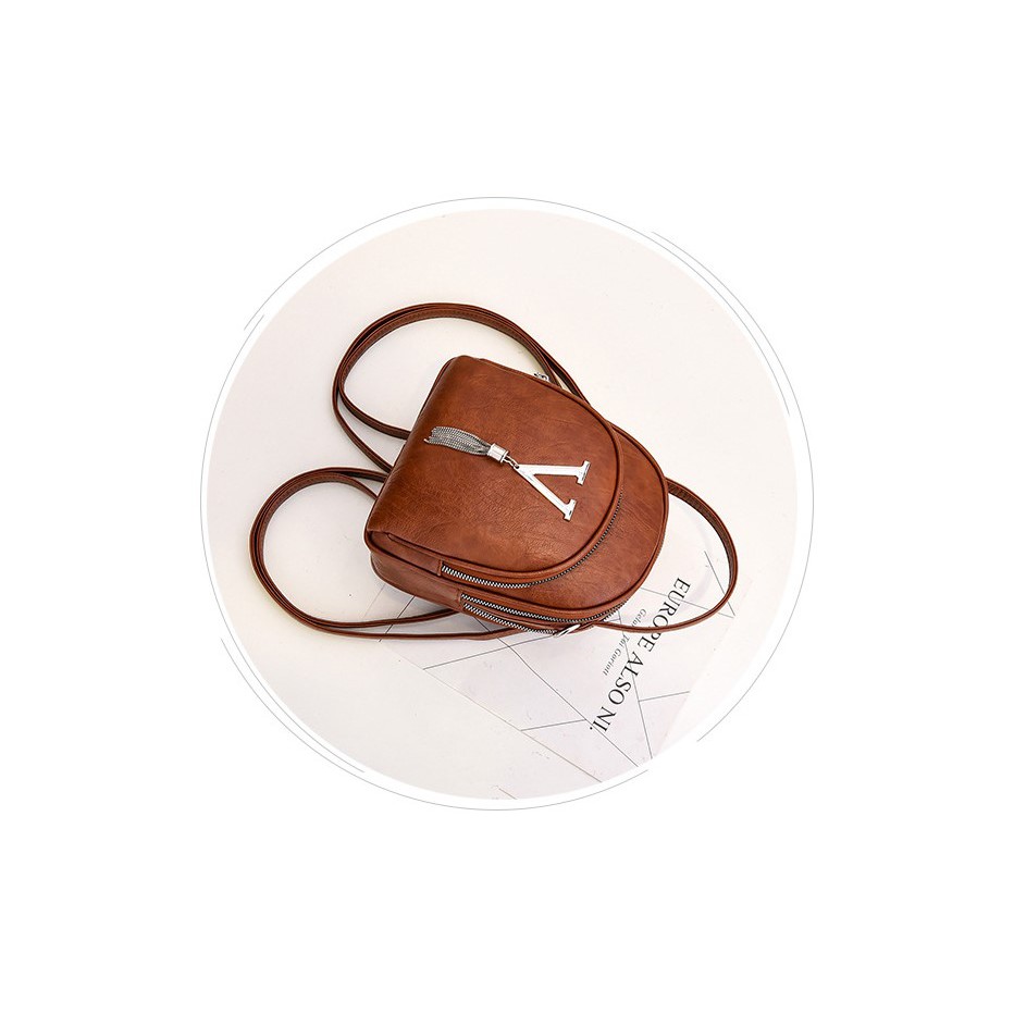 Balo mini da nữ thời trang 3in1 đeo 2 kiểu balo và túi đeo chéo