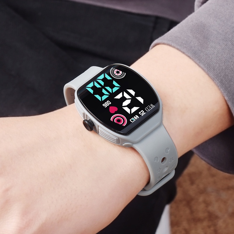 LWCC D01 Đồng hồ điện tử đa năng màn hình led thời trang