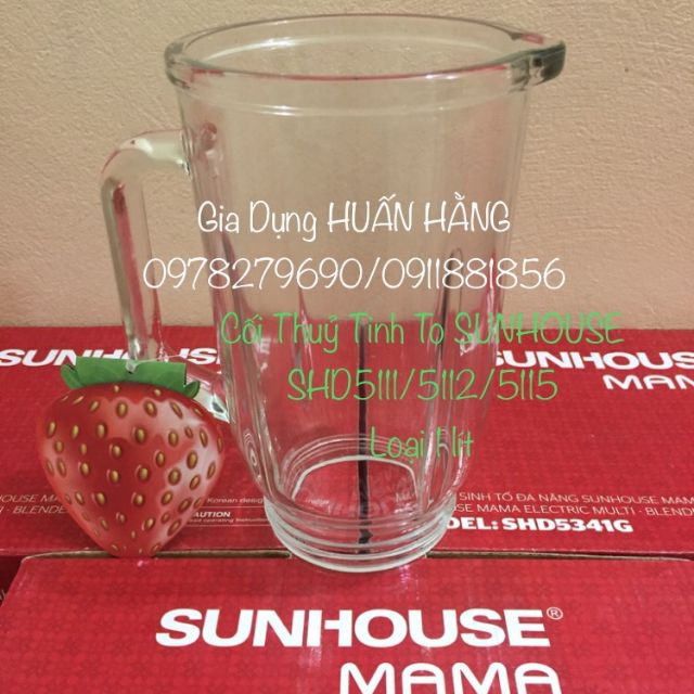 Cối Nhựa sinh tố /Thuỷ Tinh sinh tố máy xay Sunhouse SHD5111 SHD5112 SHD5115 HTD5113