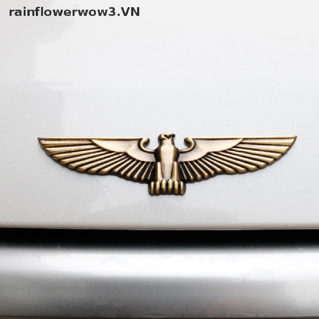 Miếng Dán Kim Loại Hình Đại Bàng 3D Trang Trí Thân Xe Hơi