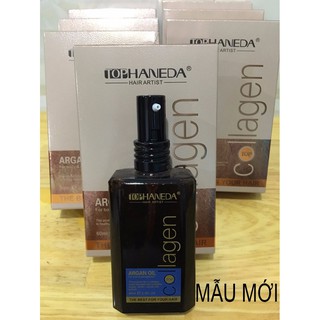 TINH DẦU BÓNG DƯỠNG TÓC KHÔ YẾU HANEDA COLLAGEN ARGAN OIL 60ML
