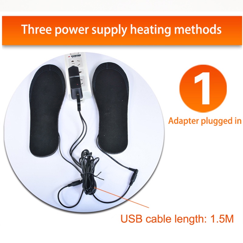 Đế Lót Giày Giữ Ấm Bằng Điện Cổng USB Tiện Lợi Dành Cho Mùa Đông