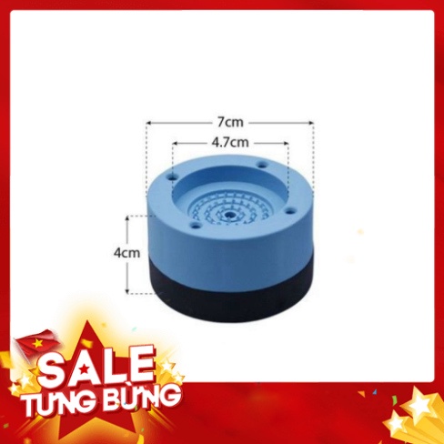 Set 4 Đế chống rung, chống ồn trơn trượt cho máy giặt, tủ lạnh, bàn AM