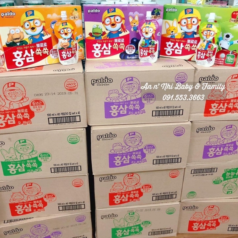 HỒNG SÂM PALDO HÀN QUỐC