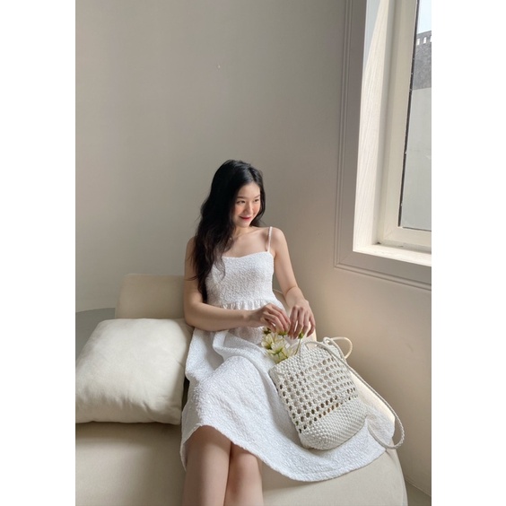 YU CHERRY | Đầm hai dây tôn dáng phù hợp cho tiệc trà, tiệc đứng Bust Dress YD141