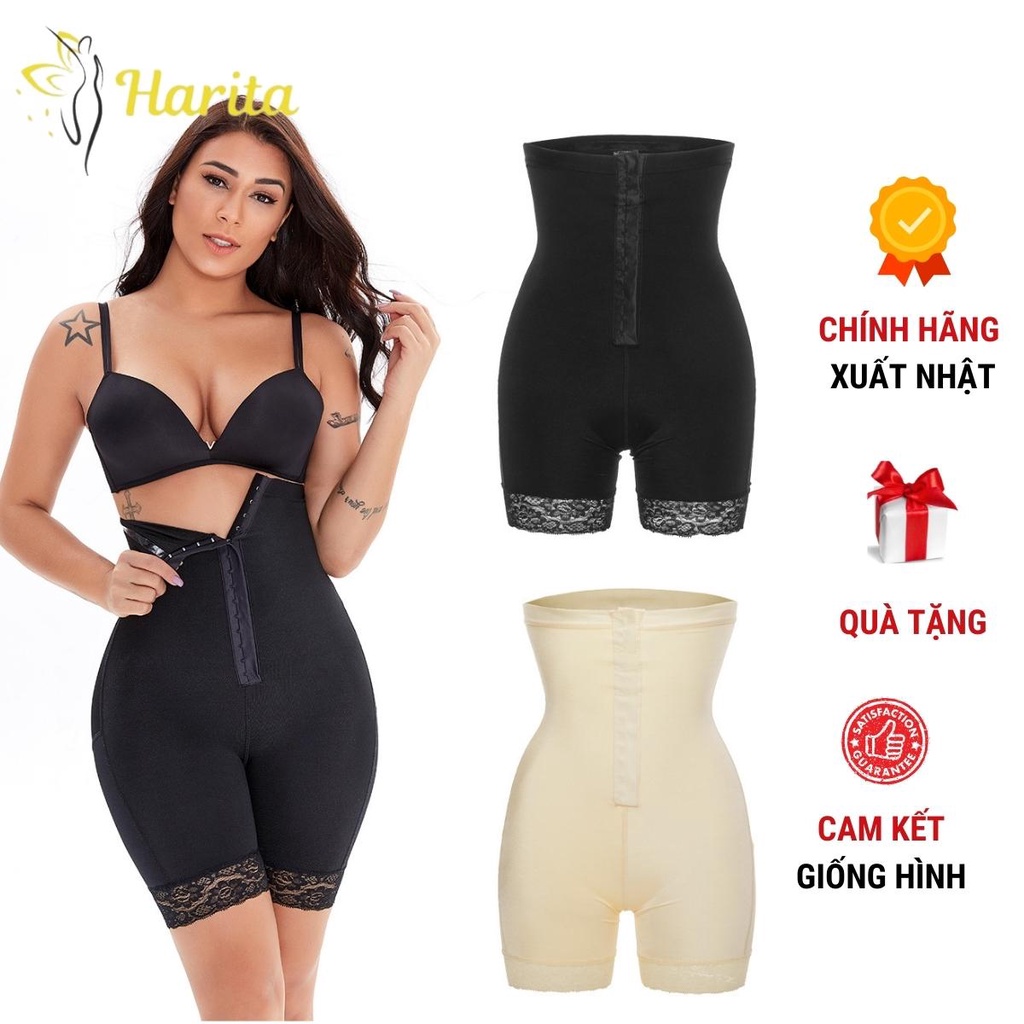 Quần đùi gen nịt bụng định hình giảm eo nâng mông Harita cao cấp xuất Nhật