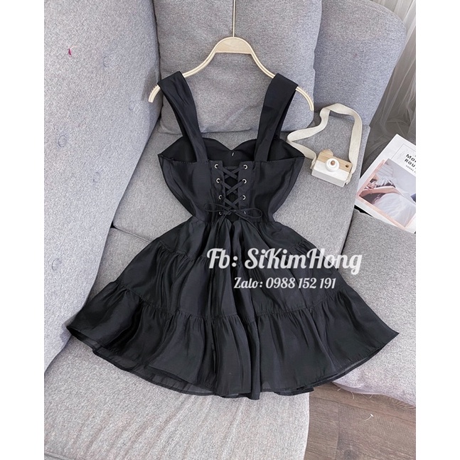 [Mã FAMARAL1 giảm 10K đơn 50K] ĐẦM ĐAN DÂY LƯNG THIẾT KẾ 2 lớp chuẩn sịn ( Ảnh shop chụp thật 100%) | BigBuy360 - bigbuy360.vn